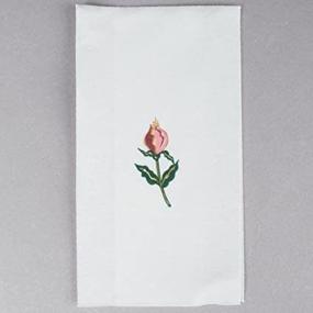 img 3 attached to 🌸 Hoffmaster 856515 Linen-Like Guest Towel, Floral Mist - Case of 500, 17"x12" - 1/6 Fold: Elegant Disposable Towels for Events and Parties.