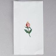 🌸 hoffmaster 856515 linen-like guest towel, floral mist - case of 500, 17"x12" - 1/6 fold: elegant disposable towels for events and parties. logo