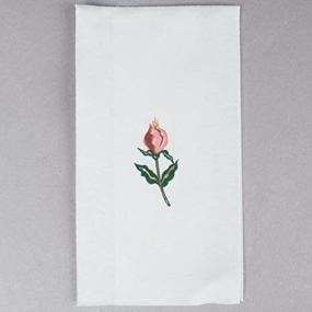 img 4 attached to 🌸 Hoffmaster 856515 Linen-Like Guest Towel, Floral Mist - Case of 500, 17"x12" - 1/6 Fold: Elegant Disposable Towels for Events and Parties.