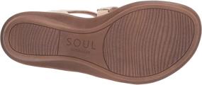 img 1 attached to SOUL Naturalizer Women's Porcelain Sandal - Athletic Women's Shoes