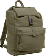 rothco canvas daypack olive drab backpacks for casual daypacks logo