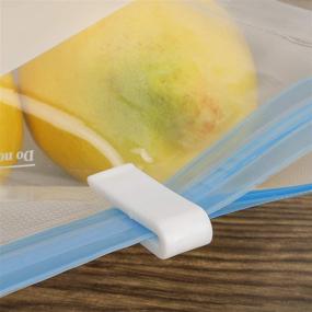 img 1 attached to 🥫 FOYO 18-Quart Vacuum Zipper Bag for Vacuum-Sealed Food Storage with Double-Layer Zipper Design - BPA-Free