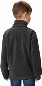 img 2 attached to Columbia Steens Fleece Charcoal Heather 🧥 Boys' Clothing: Cozy Comfort for Young Adventurers