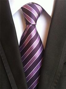img 1 attached to 👔 Welen Classic Necktie: Exquisite JACQUARD Woven Men's Accessories for Ties, Cummerbunds & Pocket Squares