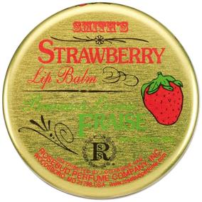 img 2 attached to 🍓 Rosebud Strawberry Lip Balm Tin: Nourish Your Lips with 0.8 oz of Sweetness