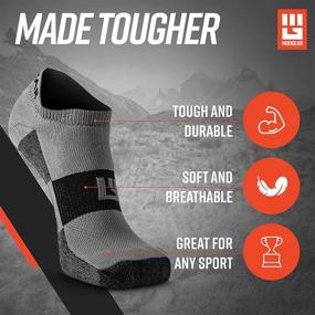 img 3 attached to MudGear Premium No-Show Socks - Ultimate Performance for Women & Men - Running, Trail, Gym, Sports - 2-Pack