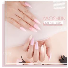 img 2 attached to 💅 YaoShun Gel Nail Polish Kit - Soft Pink Series: 6 Colors Gel Polish Set in a Gift Box, Soak Off UV Nail Gel Set, 8ml Each - Manicure Nail Art Kit