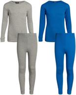 🧥 arctic hero 2 pack: boys' thermal underwear for optimal comfort and warmth logo