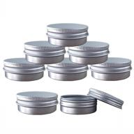 aluminum cosmetic sample container candle logo