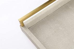 img 2 attached to 🐊 Enhance Your Décor with WV Shagreen Decorative Leather Stainless