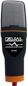 img 2 attached to 🎙️ ZaxSound SF666PRO кардиоидный конденсаторный микрофон с треногой - профессиональное оборудование для записи на ПК, ноутбук, iPhone, iPad, Android, планшеты, xBox, YouTube - черный 6