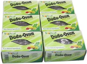 img 1 attached to 🌴 TROPICAL NATURAL Dudu Osun Black Soap - Large Size, 31.74 oz - Ideal for Effective Cleansing