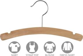 img 1 attached to 👶 The Great American Hanger Company 10 Natural Kids Clothes Hanger: Organize Your Little One's Wardrobe in Style!