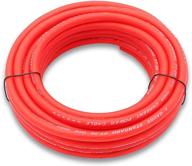 🔴 high-quality 26ft red power/ground wire for car amplifier, automotive trailer harness wiring - welugnal 4 gauge true spec, soft touch cable logo