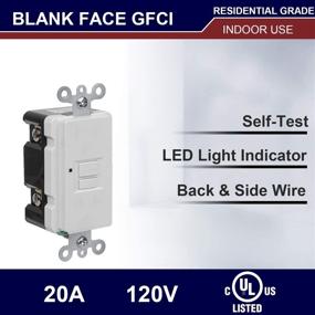 img 3 attached to 🔌 Проверочное устройство розетки с индикатором AIDA Self Test Receptacle Interrupter: Обеспечение электробезопасности сделано просто