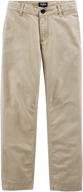 👖 kosh boys stretch twill bulldog clothing: comfortable and stylish pants for boys logo