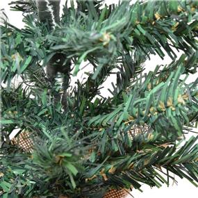 img 3 attached to Holiday Essence Tabletop Mini Christmas Tree - 21 Inch Rustic Green 🎄 Miniature Artificial Tree for Easy Decoration on Tabletop, Window Sill, Counter Top & Desk