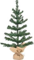 holiday essence tabletop mini christmas tree - 21 inch rustic green 🎄 miniature artificial tree for easy decoration on tabletop, window sill, counter top & desk logo