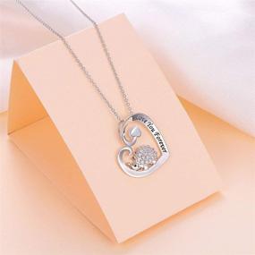 img 2 attached to Adorable CZ Hedgehog Pendant Necklace - 925 Sterling Silver 🦔 I Love You Forever Gift for Women & Girls, 18 inch