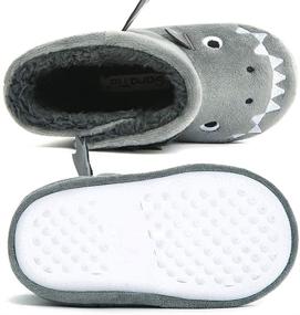 img 1 attached to Cozy and Cute Animal Slippers for Toddlers – Perfect Winter House Booties for Boys and Girls