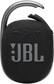 img 2 attached to JBL Clip 4: Black Portable Bluetooth Speaker with Waterproof and Dustproof Features and Built-in Battery