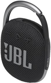 img 3 attached to JBL Clip 4: Black Portable Bluetooth Speaker with Waterproof and Dustproof Features and Built-in Battery