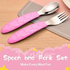 img 3 attached to Toddler Silverware Stainless Utensils Flatware Kids' Home Store