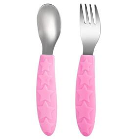 img 4 attached to Toddler Silverware Stainless Utensils Flatware Kids' Home Store