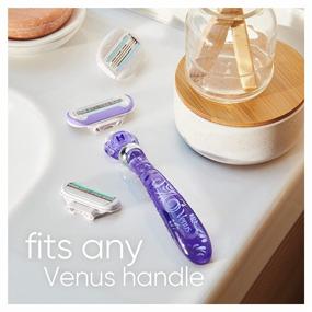 img 2 attached to Get a Close and Smooth Shave with Gillette Venus Extra Smooth Swirl Razors