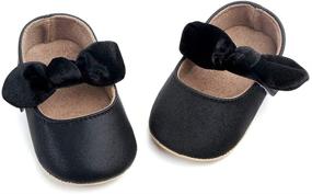 img 1 attached to Csfry Infant Flats Toddler Shoes Apparel & Accessories Baby Boys