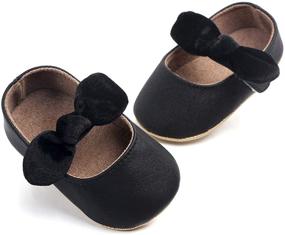 img 4 attached to Csfry Infant Flats Toddler Shoes Apparel & Accessories Baby Boys