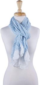 img 3 attached to Tickled Pink Accessory: Discover Lightweight Women's Scarves & Wraps with Repelling Features