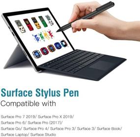 img 3 attached to ✏️ MoKo Stylus Pen for Surface - Compatible with Surface Pro 7/6/5/4/3/X, Surface Go 2/Go, Surface Laptop 4/3/2/1, Surface Book 3/2/1, Studio 2/1 - 1024 Pressure Sensitivity