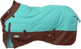 img 2 attached to Tough 1 1200D Snuggit Turnout 300g 75In Turquoise: Ultimate Winter Protection for Your Horse