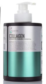 img 3 attached to Large 16 Fl Oz Salon Size Collagen Firming Cream. Nuventin Collagen Cream for Wrinkles, Sagging Skin, and Dry Skin. Enriched with Aloe Vera and Green Tea. (15oz)