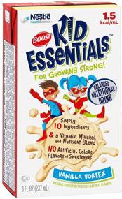 img 4 attached to BOOST Kid Essentials 1.5 Vanilla Vortex Nutritional Drink for Children, 8 fl oz (Pack of 27)