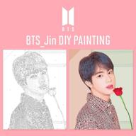 любовь картина bts официальная картина_jin логотип