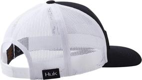 img 1 attached to HUK Men's Angler Anti-Glare Fishing Hat - Enhancing Your Fishing Experience with Huk'd Up Hat