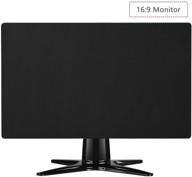 🖥️ чехол от пыли для монитора case star для дисплеев lcd/led/hd 19-22 дюйма - защитный чехол для пк, настольного компьютера и телевизора с экраном 16:9 - чехол от пыли для монитора 19-22 дюйма логотип