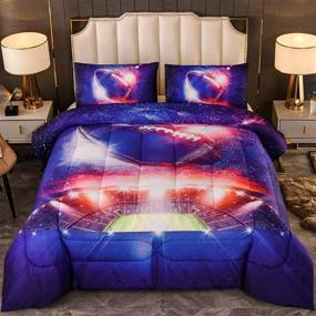 img 3 attached to JQinHome Comforter Teens Lights Cartoon