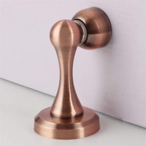 img 3 attached to 🚪 Mooche Magnetic Door Catch: Prevent Collisions with Anti-Collision Metal Door Holder and Doorstop, Stainless Steel Bronze Finish - MMX008-R