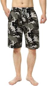 img 3 attached to 👖 Bintangor Pajama: Stylish Camouflage Men's Sleep & Lounge Wear with Elastic Waistband