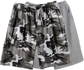 img 4 attached to 👖 Bintangor Pajama: Stylish Camouflage Men's Sleep & Lounge Wear with Elastic Waistband