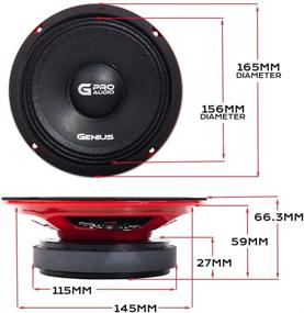 img 1 attached to Genius GPRO M0365 Watts Max Midrange Speaker