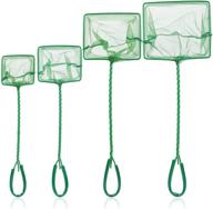 tugaizi green fishing catch nets with fine quick catch mesh nylon and plastic handle - available in sizes 3in, 4in, 5in, 6in логотип