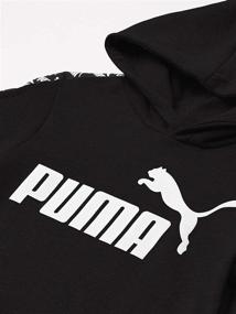 img 3 attached to 🏻 PUMA Одежда для мальчиков с капюшоном черного цвета: Стильная активная одежда для юных мальчиков.