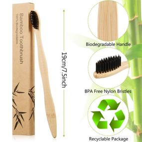 img 3 attached to Biodegradable Toothbrushes Reusable Toothbrush Individually