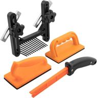 🛠️ enhanced woodworking safety kit: feather board, magnetic handle, push stick, and push blocks for ultimate table saw, router table, jointer, and band saw protection логотип