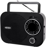 📻 jensen mr-550 portable am/fm radio with auxiliary line-in logo