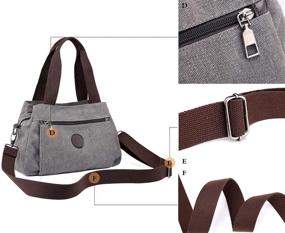 img 1 attached to Сумки на плечо Crossbody с отделениями для женщин - сумки и кошельки Chikencall